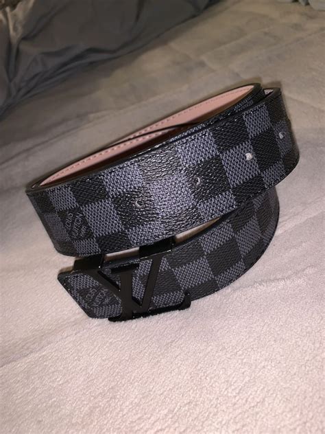 louis vuitton graphite belt replica|genuine louis vuitton belt.